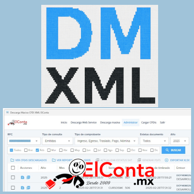 Nueva Descarga Masiva XML 2025 desde el SAT. (DMXML)